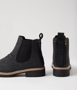 VELEEN IL BLACK NUBUCK PU