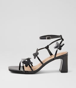NUJEAN IL BLACK PATENT PU
