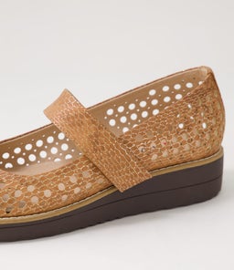 OLUMIA IL TAN SNAKE METALLIC SMOOTH