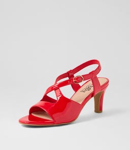 ZHORA IL RED PATENT PU