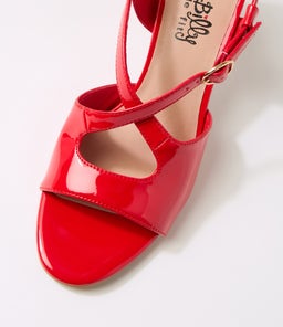 ZHORA IL RED PATENT PU