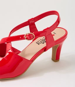 ZHORA IL RED PATENT PU