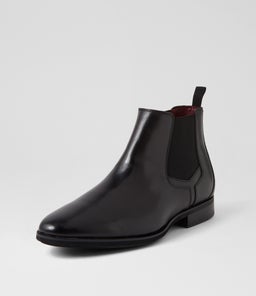 ZANDER JM BLACK LEATHER
