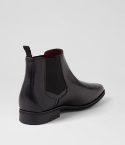 ZANDER JM BLACK LEATHER