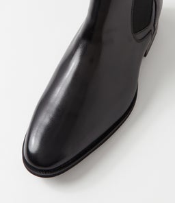 ZANDER JM BLACK LEATHER