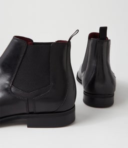 ZANDER JM BLACK LEATHER