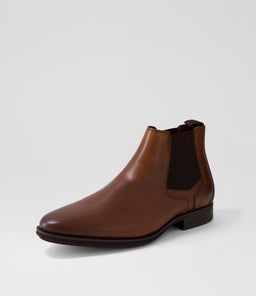 ZANDER JM DARK TAN LEATHER
