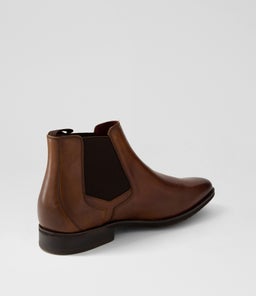 ZANDER JM DARK TAN LEATHER