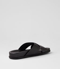 VACATE JM BLACK LEATHER