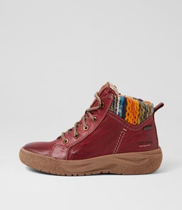 ALINA 52 JS BORDEAUX KOMBI LEATHER