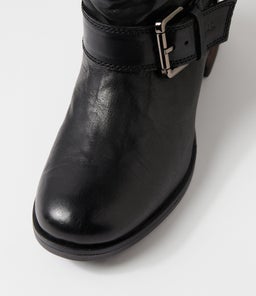 SANJA 14 JS BLACK LEATHER