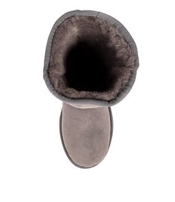 CLASSIC SHORT UNISEX GREY LEATHER