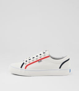 JUMP KICK CANV KE WHITE RED CANVAS