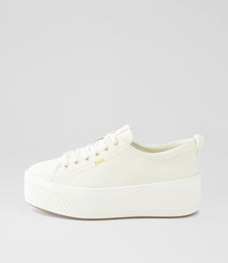 SKYLER KE CHAMPAGNE EGRET LEATHER