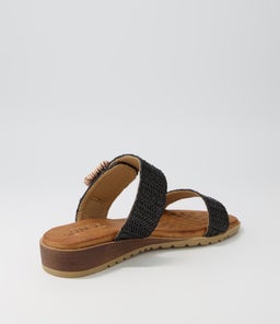 MILO LQ BLACK RAFFIA