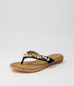 SILVIE LQ BLACK MICROSUEDE