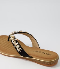 SILVIE LQ BLACK MICROSUEDE