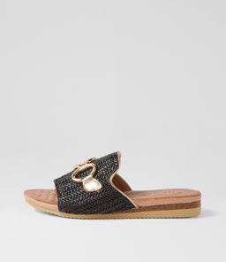 KANDY LQ BLACK RAFFIA