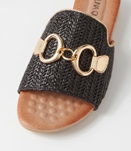 KANDY LQ BLACK RAFFIA