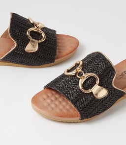 KANDY LQ BLACK RAFFIA