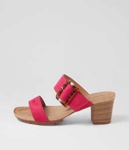 HATTIE LQ HOT PINK MICROSUEDE