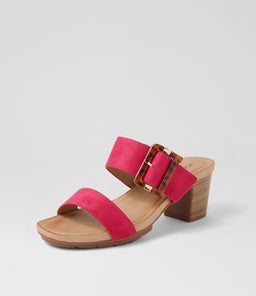 HATTIE LQ HOT PINK MICROSUEDE