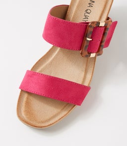 HATTIE LQ HOT PINK MICROSUEDE