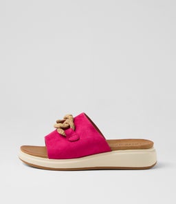 BEACH LQ HOT PINK MICROSUEDE