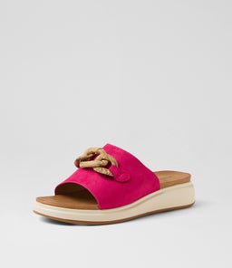 BEACH LQ HOT PINK MICROSUEDE