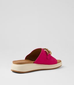BEACH LQ HOT PINK MICROSUEDE