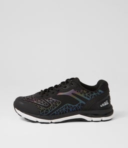 ILLUME JNR LACE LX BLACK WHITE SMOOTH