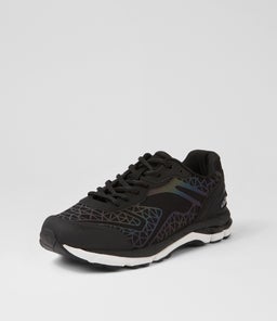 ILLUME JNR LACE LX BLACK WHITE SMOOTH
