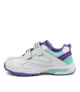 ECHO INF ADJ LX WHITE PURPLE CYAN LEATHER SMOOTH