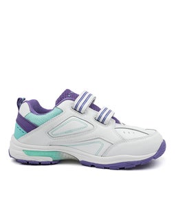 ECHO INF ADJ LX WHITE PURPLE CYAN LEATHER SMOOTH