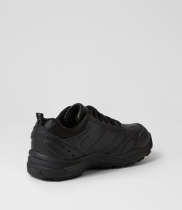 ERUPT JNR E LACE LX BLACK LEATHER