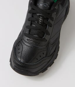 ERUPT JNR E LACE LX BLACK LEATHER