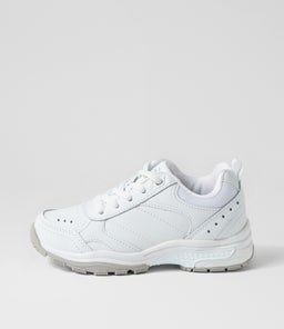 ERUPT JNR E LACE LX WHITE LEATHER