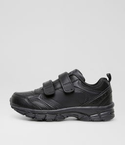 ERUPT JNR SLIM VEL LX BLACK LEATHER