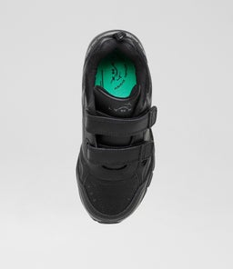 ERUPT JNR SLIM VEL LX BLACK LEATHER