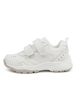 ERUPT JNR VEL PP LX WHITE LEATHER