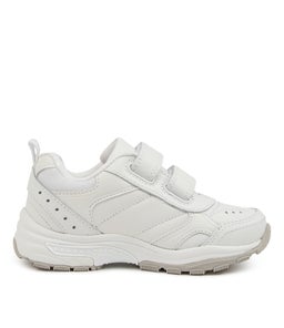 ERUPT JNR VEL PP LX WHITE LEATHER