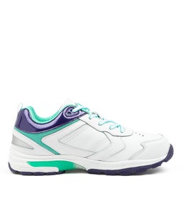 ELLIS YTH LACE LX WHITE PURPLE AQUA SMOOTH