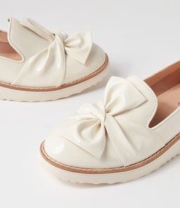 OPITTO IVORY IVORY SOLE PATENT LEATHER