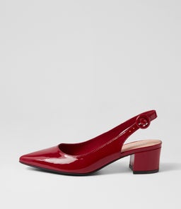 AMALI DK RED PATENT LEATHER