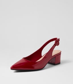 AMALI DK RED PATENT LEATHER