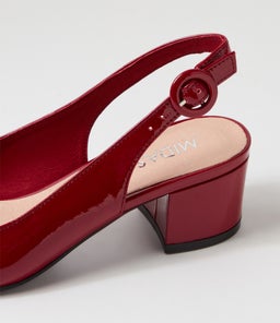 AMALI DK RED PATENT LEATHER