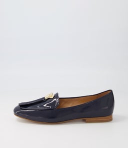 MARCELL NAVY PATENT LEATHER