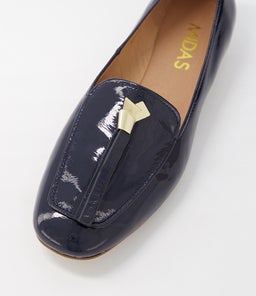 MARCELL NAVY PATENT LEATHER