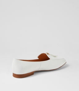 MARCELL WHITE PATENT LEATHER