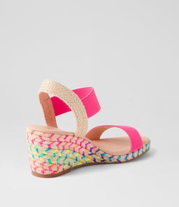 JEPPER MI NEON PINK RAINBOW ROPE ELASTIC